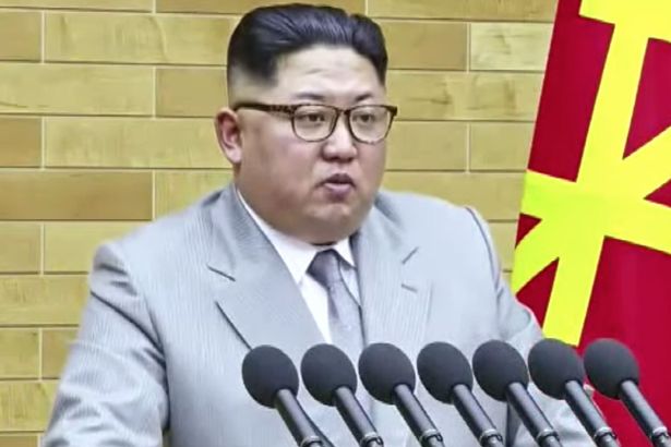 «L&rsquo;ensemble des Etats-Unis est à portée de nos armes nucléaires et il y a toujours un bouton nucléaire sur mon bureau », avertit Kim lors de son discours du nouvel an