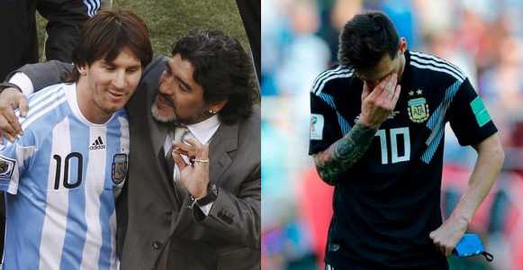 Maradona: « Messi n&rsquo;est qu&rsquo;un autre joueur pour l&rsquo;Argentine. Il ne pourra jamais être un leader »