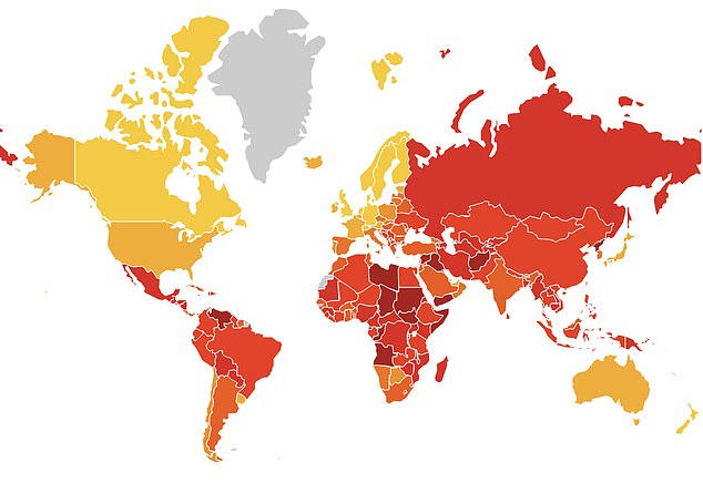Classement complet des pays les plus corrompus au monde
