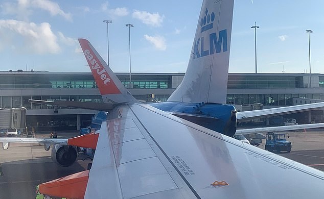 Un Airbus A320 d&rsquo;EasyJet est entré en collision avec un Boeing à l&rsquo;aéroport d&rsquo;Amsterdam