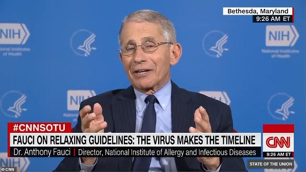 Le Dr Fauci prédit que le nombre de décès par coronavirus aux États-Unis sera de 100 000 à 200 000 personnes et que des millions de personnes seront infectées