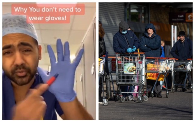 Coronavirus: un médecin utilise TikTok pour montrer pourquoi vous ne devriez pas porter de gants